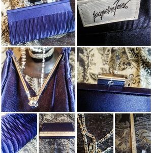 Jacqueline Ferrar cross body clasp purse